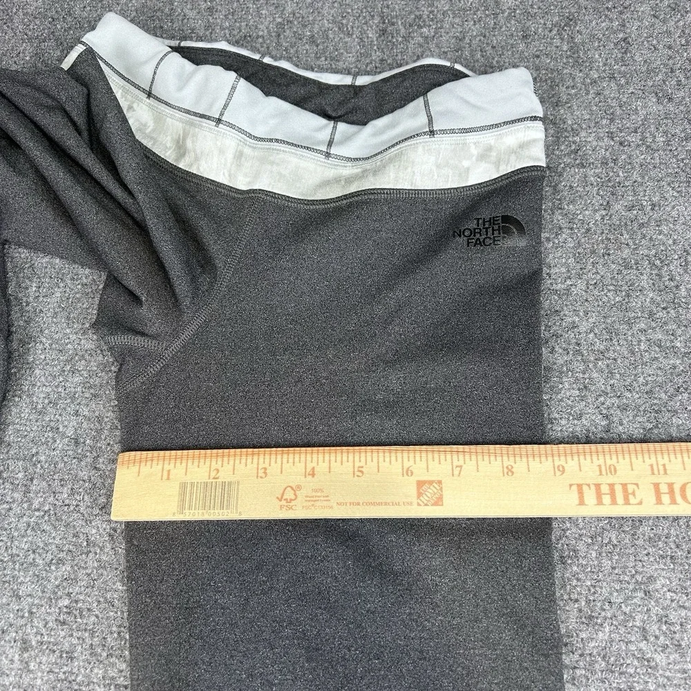 North Face Charcoal Grey Flare Yoga Pants Women's Small - Picture 10 of 11